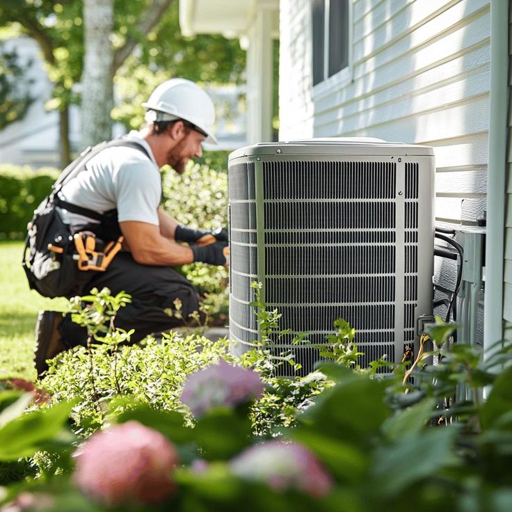 Technician working for a HVAC Business